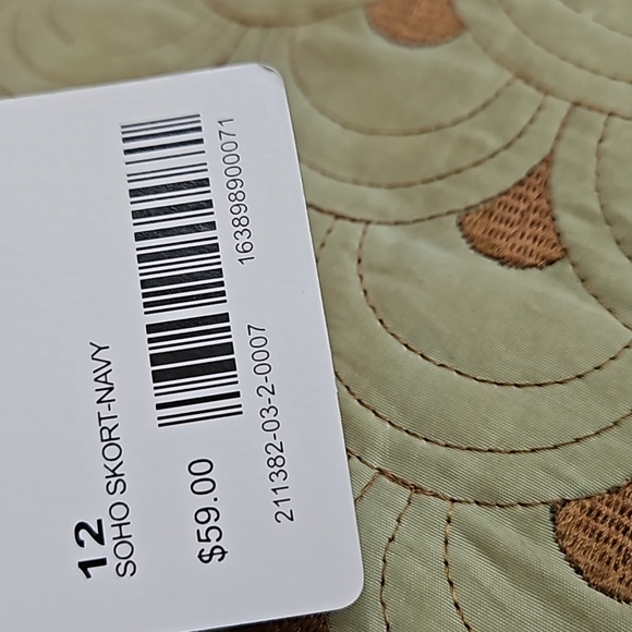 Athleta Soho skort in Navy size 12 NWT. /LULULEMON / Athletic skort/ hiking / - Picture 8 of 8
